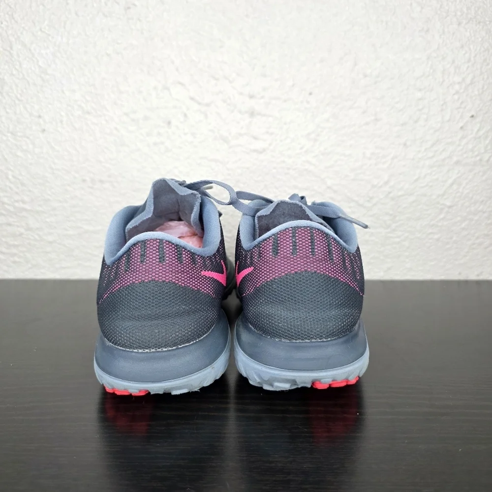 Nike FS Lite Run 2 Gray/Pink Running Shoes 684667-005 Womens Size 8.5 - Picture 8 of 16